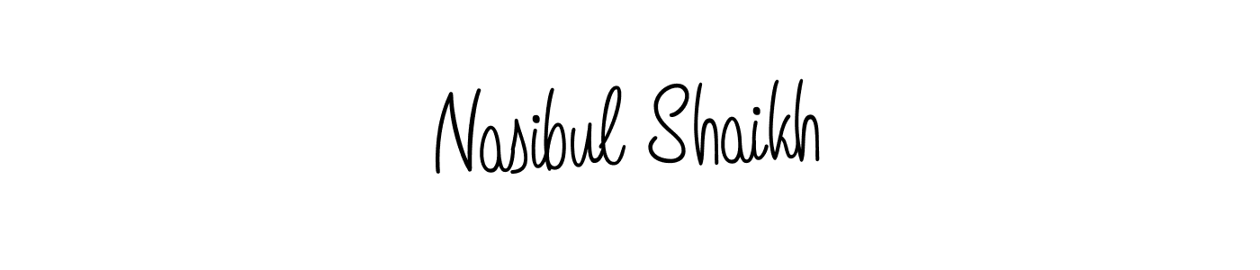 Make a beautiful signature design for name Nasibul Shaikh. Use this online signature maker to create a handwritten signature for free. Nasibul Shaikh signature style 5 images and pictures png