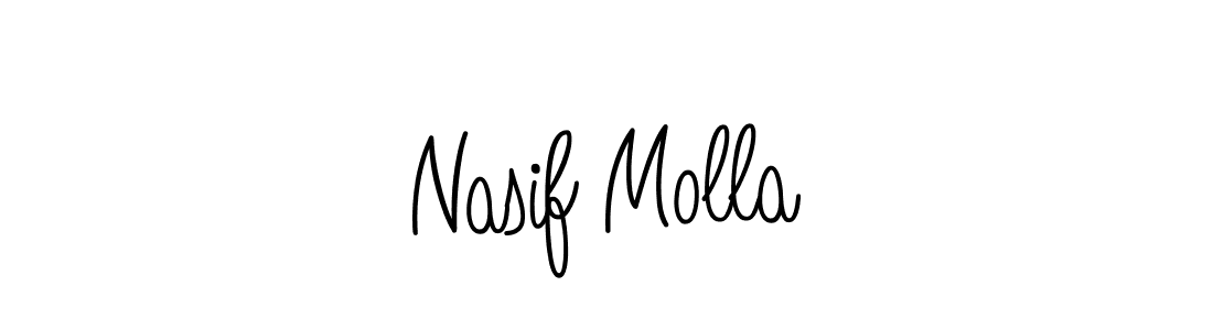 Nasif Molla stylish signature style. Best Handwritten Sign (Angelique-Rose-font-FFP) for my name. Handwritten Signature Collection Ideas for my name Nasif Molla. Nasif Molla signature style 5 images and pictures png