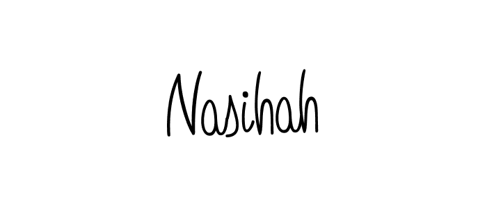 Also You can easily find your signature by using the search form. We will create Nasihah name handwritten signature images for you free of cost using Angelique-Rose-font-FFP sign style. Nasihah signature style 5 images and pictures png