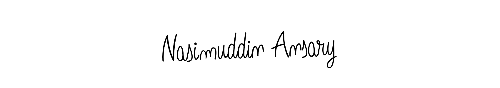 Create a beautiful signature design for name Nasimuddin Ansary. With this signature (Angelique-Rose-font-FFP) fonts, you can make a handwritten signature for free. Nasimuddin Ansary signature style 5 images and pictures png