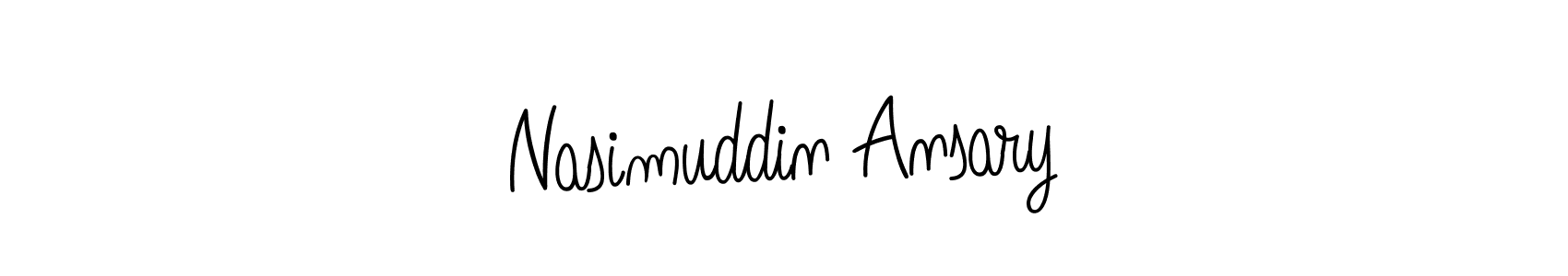 Create a beautiful signature design for name Nasimuddin Ansary. With this signature (Angelique-Rose-font-FFP) fonts, you can make a handwritten signature for free. Nasimuddin Ansary signature style 5 images and pictures png