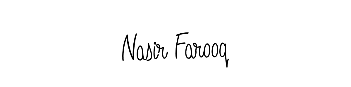 Also You can easily find your signature by using the search form. We will create Nasir Farooq name handwritten signature images for you free of cost using Angelique-Rose-font-FFP sign style. Nasir Farooq signature style 5 images and pictures png