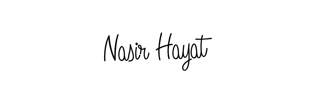 Angelique-Rose-font-FFP is a professional signature style that is perfect for those who want to add a touch of class to their signature. It is also a great choice for those who want to make their signature more unique. Get Nasir Hayat name to fancy signature for free. Nasir Hayat signature style 5 images and pictures png