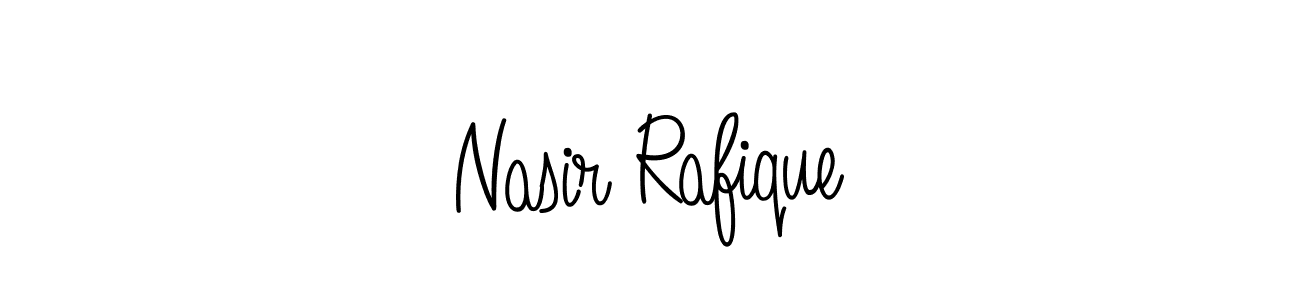 Make a beautiful signature design for name Nasir Rafique. Use this online signature maker to create a handwritten signature for free. Nasir Rafique signature style 5 images and pictures png