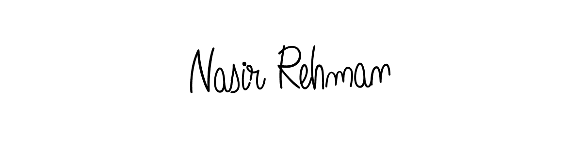 Check out images of Autograph of Nasir Rehman name. Actor Nasir Rehman Signature Style. Angelique-Rose-font-FFP is a professional sign style online. Nasir Rehman signature style 5 images and pictures png