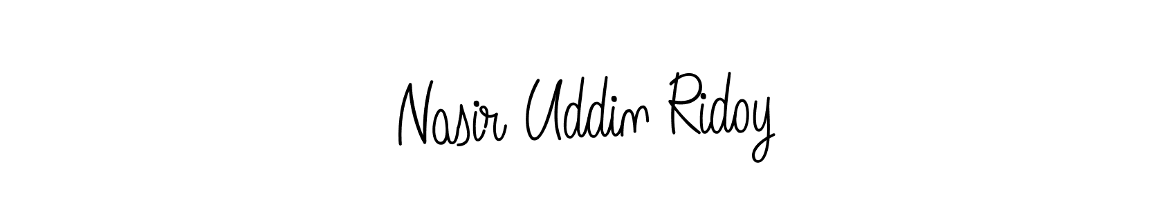 Make a short Nasir Uddin Ridoy signature style. Manage your documents anywhere anytime using Angelique-Rose-font-FFP. Create and add eSignatures, submit forms, share and send files easily. Nasir Uddin Ridoy signature style 5 images and pictures png