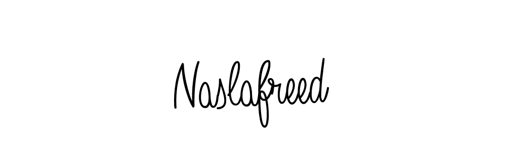 Design your own signature with our free online signature maker. With this signature software, you can create a handwritten (Angelique-Rose-font-FFP) signature for name Naslafreed. Naslafreed signature style 5 images and pictures png