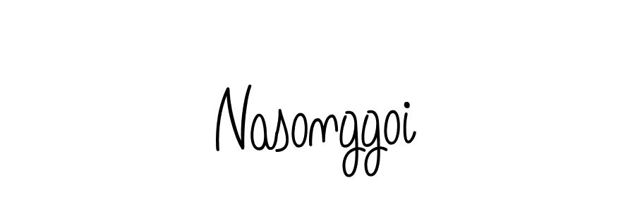 Make a beautiful signature design for name Nasonggoi. Use this online signature maker to create a handwritten signature for free. Nasonggoi signature style 5 images and pictures png