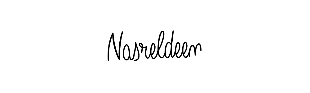 Nasreldeen stylish signature style. Best Handwritten Sign (Angelique-Rose-font-FFP) for my name. Handwritten Signature Collection Ideas for my name Nasreldeen. Nasreldeen signature style 5 images and pictures png