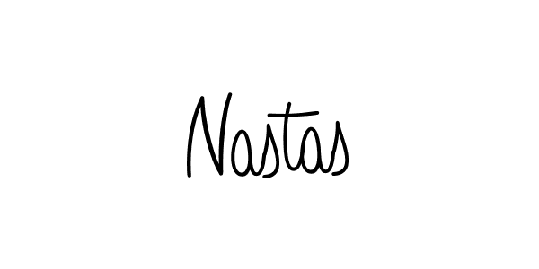 Design your own signature with our free online signature maker. With this signature software, you can create a handwritten (Angelique-Rose-font-FFP) signature for name Nastas. Nastas signature style 5 images and pictures png