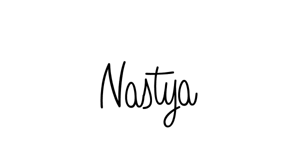 Design your own signature with our free online signature maker. With this signature software, you can create a handwritten (Angelique-Rose-font-FFP) signature for name Nastya. Nastya signature style 5 images and pictures png