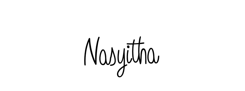 Also we have Nasyitha name is the best signature style. Create professional handwritten signature collection using Angelique-Rose-font-FFP autograph style. Nasyitha signature style 5 images and pictures png