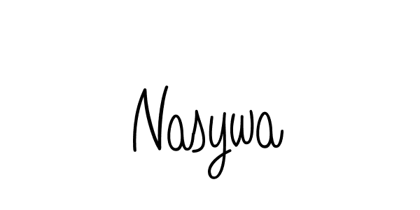 How to Draw Nasywa signature style? Angelique-Rose-font-FFP is a latest design signature styles for name Nasywa. Nasywa signature style 5 images and pictures png