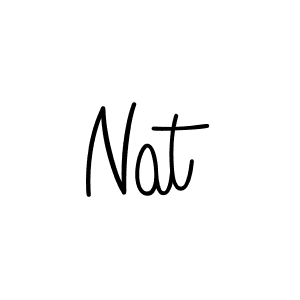 if you are searching for the best signature style for your name Nat. so please give up your signature search. here we have designed multiple signature styles  using Angelique-Rose-font-FFP. Nat signature style 5 images and pictures png