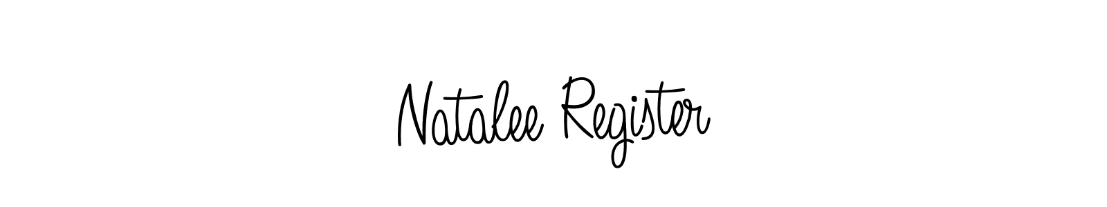 Similarly Angelique-Rose-font-FFP is the best handwritten signature design. Signature creator online .You can use it as an online autograph creator for name Natalee Register. Natalee Register signature style 5 images and pictures png