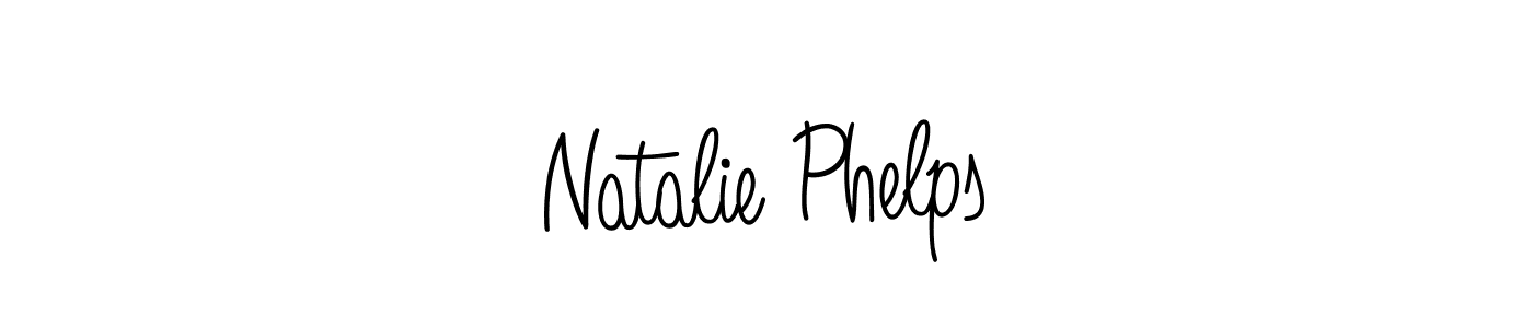 Design your own signature with our free online signature maker. With this signature software, you can create a handwritten (Angelique-Rose-font-FFP) signature for name Natalie Phelps. Natalie Phelps signature style 5 images and pictures png