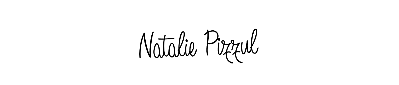 How to make Natalie Pizzul name signature. Use Angelique-Rose-font-FFP style for creating short signs online. This is the latest handwritten sign. Natalie Pizzul signature style 5 images and pictures png