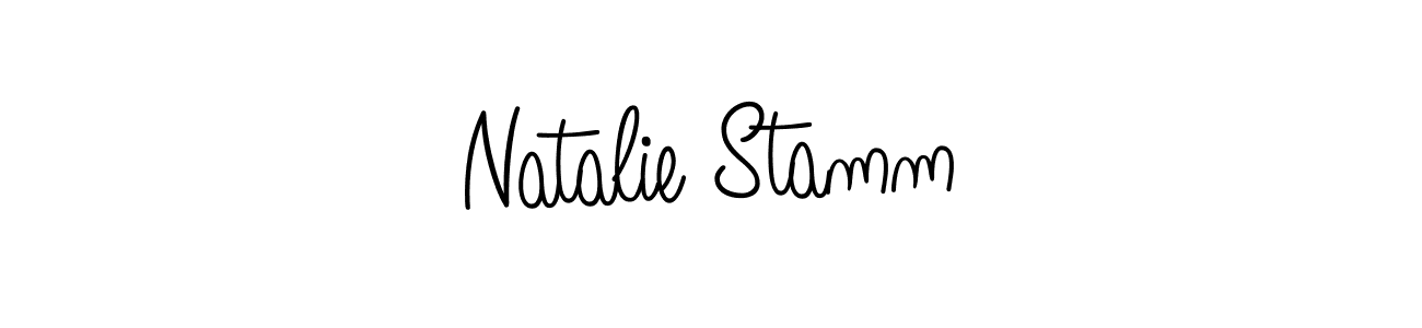 The best way (Angelique-Rose-font-FFP) to make a short signature is to pick only two or three words in your name. The name Natalie Stamm include a total of six letters. For converting this name. Natalie Stamm signature style 5 images and pictures png