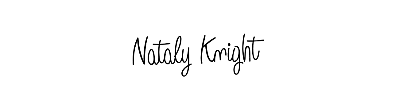 Create a beautiful signature design for name Nataly Knight. With this signature (Angelique-Rose-font-FFP) fonts, you can make a handwritten signature for free. Nataly Knight signature style 5 images and pictures png