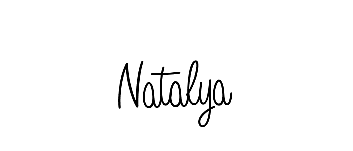 How to make Natalya signature? Angelique-Rose-font-FFP is a professional autograph style. Create handwritten signature for Natalya name. Natalya signature style 5 images and pictures png