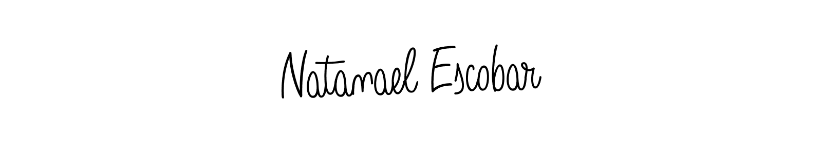 Design your own signature with our free online signature maker. With this signature software, you can create a handwritten (Angelique-Rose-font-FFP) signature for name Natanael Escobar. Natanael Escobar signature style 5 images and pictures png