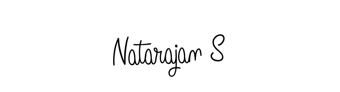 Create a beautiful signature design for name Natarajan S. With this signature (Angelique-Rose-font-FFP) fonts, you can make a handwritten signature for free. Natarajan S signature style 5 images and pictures png