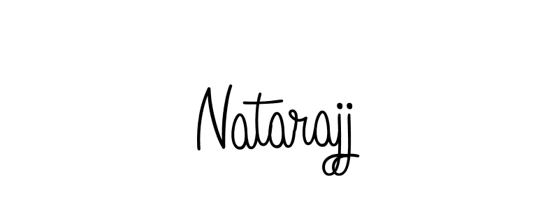 Natarajj stylish signature style. Best Handwritten Sign (Angelique-Rose-font-FFP) for my name. Handwritten Signature Collection Ideas for my name Natarajj. Natarajj signature style 5 images and pictures png