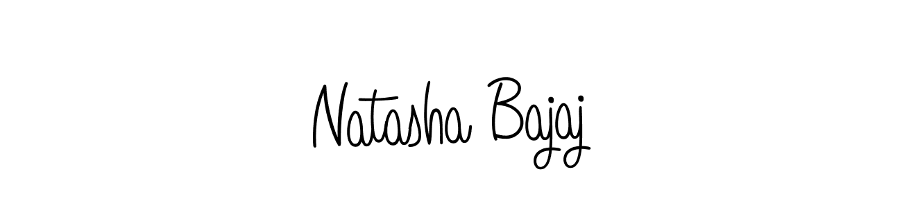 Design your own signature with our free online signature maker. With this signature software, you can create a handwritten (Angelique-Rose-font-FFP) signature for name Natasha Bajaj. Natasha Bajaj signature style 5 images and pictures png