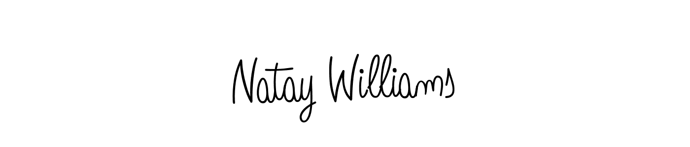 How to make Natay Williams signature? Angelique-Rose-font-FFP is a professional autograph style. Create handwritten signature for Natay Williams name. Natay Williams signature style 5 images and pictures png