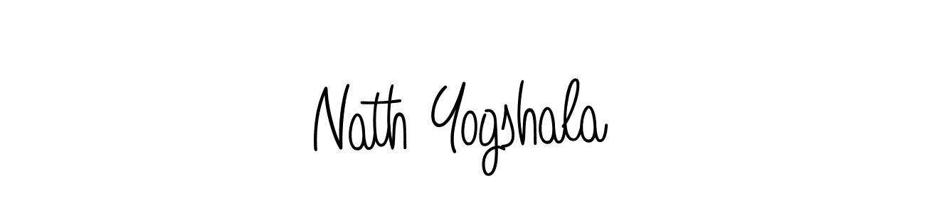 Create a beautiful signature design for name Nath Yogshala. With this signature (Angelique-Rose-font-FFP) fonts, you can make a handwritten signature for free. Nath Yogshala signature style 5 images and pictures png