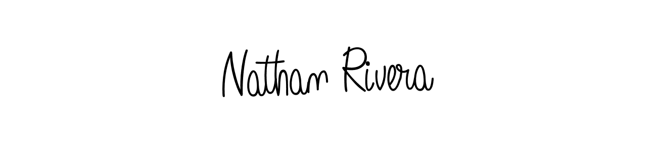 Nathan Rivera stylish signature style. Best Handwritten Sign (Angelique-Rose-font-FFP) for my name. Handwritten Signature Collection Ideas for my name Nathan Rivera. Nathan Rivera signature style 5 images and pictures png