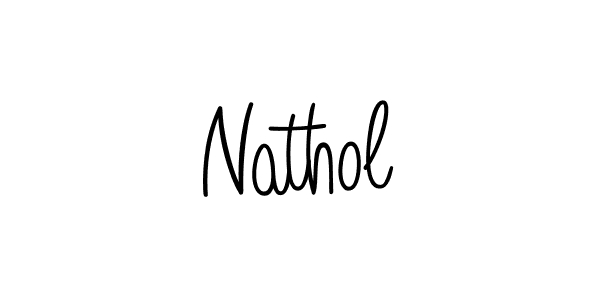 Nathol stylish signature style. Best Handwritten Sign (Angelique-Rose-font-FFP) for my name. Handwritten Signature Collection Ideas for my name Nathol. Nathol signature style 5 images and pictures png