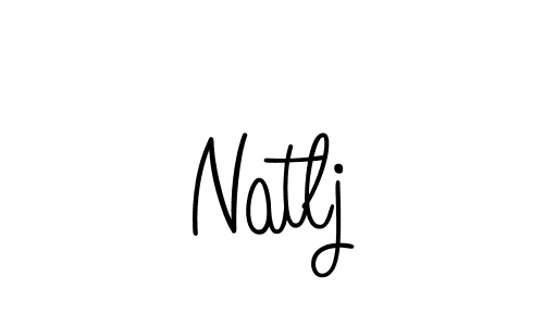 This is the best signature style for the Natlj name. Also you like these signature font (Angelique-Rose-font-FFP). Mix name signature. Natlj signature style 5 images and pictures png
