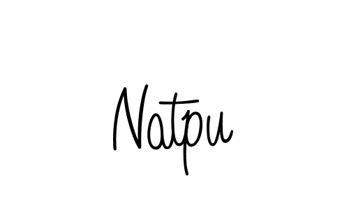 Once you've used our free online signature maker to create your best signature Angelique-Rose-font-FFP style, it's time to enjoy all of the benefits that Natpu name signing documents. Natpu signature style 5 images and pictures png