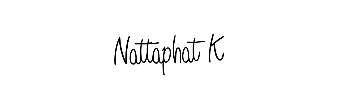 How to make Nattaphat K signature? Angelique-Rose-font-FFP is a professional autograph style. Create handwritten signature for Nattaphat K name. Nattaphat K signature style 5 images and pictures png