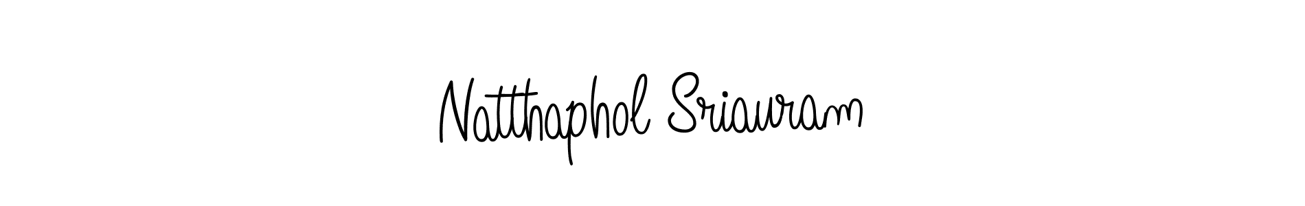 You should practise on your own different ways (Angelique-Rose-font-FFP) to write your name (Natthaphol Sriauram) in signature. don't let someone else do it for you. Natthaphol Sriauram signature style 5 images and pictures png