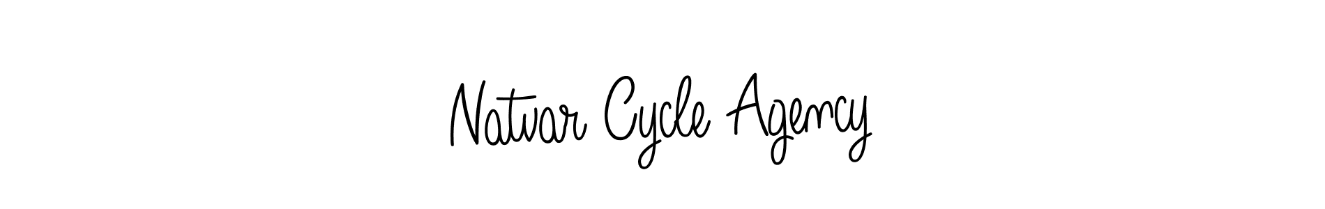 Use a signature maker to create a handwritten signature online. With this signature software, you can design (Angelique-Rose-font-FFP) your own signature for name Natvar Cycle Agency. Natvar Cycle Agency signature style 5 images and pictures png