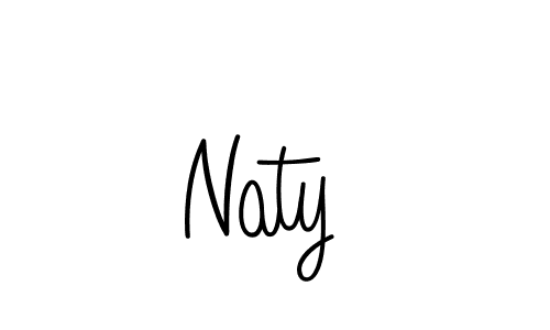 Once you've used our free online signature maker to create your best signature Angelique-Rose-font-FFP style, it's time to enjoy all of the benefits that Naty  name signing documents. Naty  signature style 5 images and pictures png