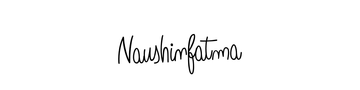 Angelique-Rose-font-FFP is a professional signature style that is perfect for those who want to add a touch of class to their signature. It is also a great choice for those who want to make their signature more unique. Get Naushinfatma name to fancy signature for free. Naushinfatma signature style 5 images and pictures png