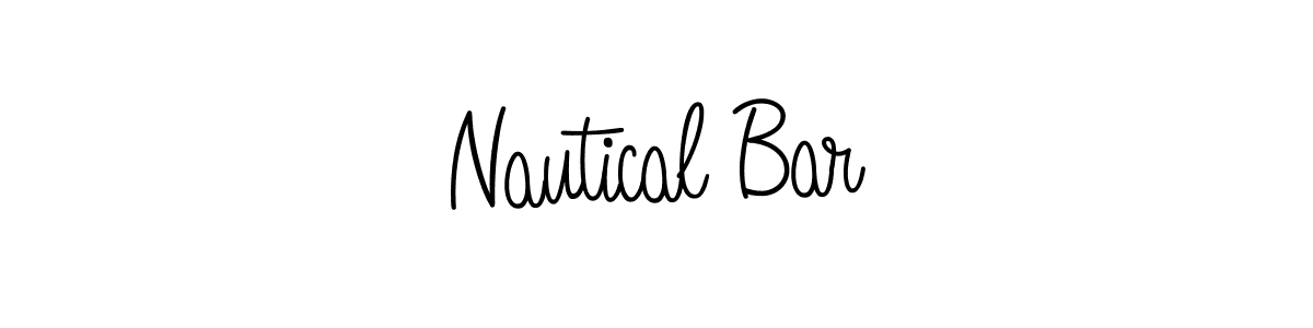 Design your own signature with our free online signature maker. With this signature software, you can create a handwritten (Angelique-Rose-font-FFP) signature for name Nautical Bar. Nautical Bar signature style 5 images and pictures png