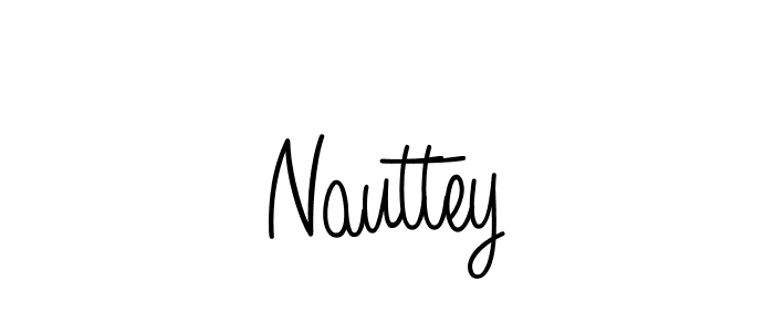 How to Draw Nauttey signature style? Angelique-Rose-font-FFP is a latest design signature styles for name Nauttey. Nauttey signature style 5 images and pictures png