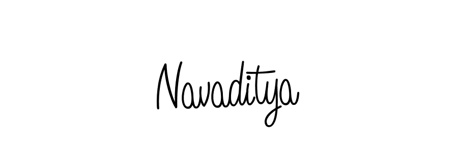 The best way (Angelique-Rose-font-FFP) to make a short signature is to pick only two or three words in your name. The name Navaditya include a total of six letters. For converting this name. Navaditya signature style 5 images and pictures png