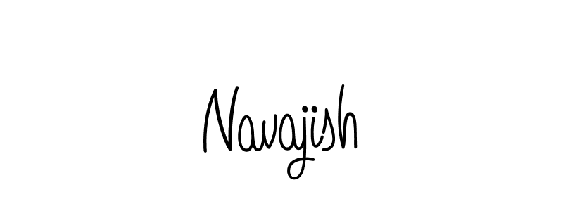 How to make Navajish name signature. Use Angelique-Rose-font-FFP style for creating short signs online. This is the latest handwritten sign. Navajish signature style 5 images and pictures png