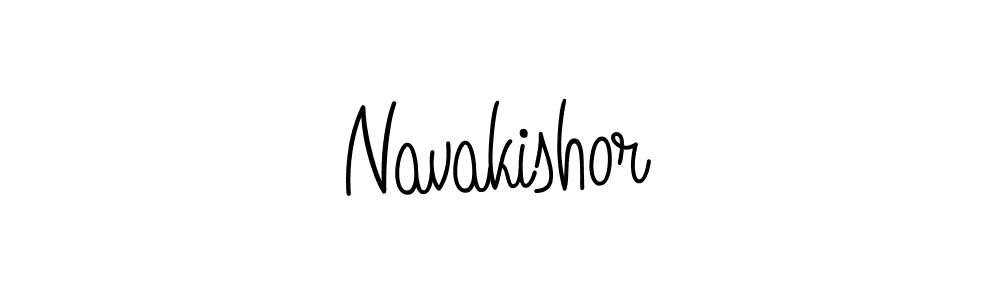 Make a beautiful signature design for name Navakishor. Use this online signature maker to create a handwritten signature for free. Navakishor signature style 5 images and pictures png