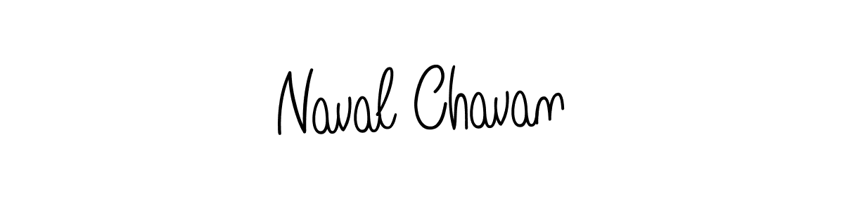 Use a signature maker to create a handwritten signature online. With this signature software, you can design (Angelique-Rose-font-FFP) your own signature for name Naval Chavan. Naval Chavan signature style 5 images and pictures png