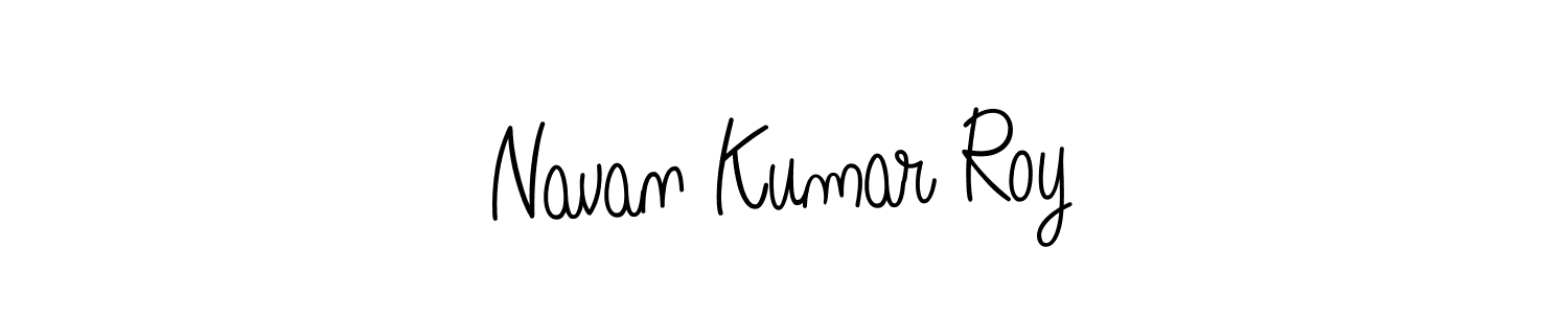 How to make Navan Kumar Roy signature? Angelique-Rose-font-FFP is a professional autograph style. Create handwritten signature for Navan Kumar Roy name. Navan Kumar Roy signature style 5 images and pictures png