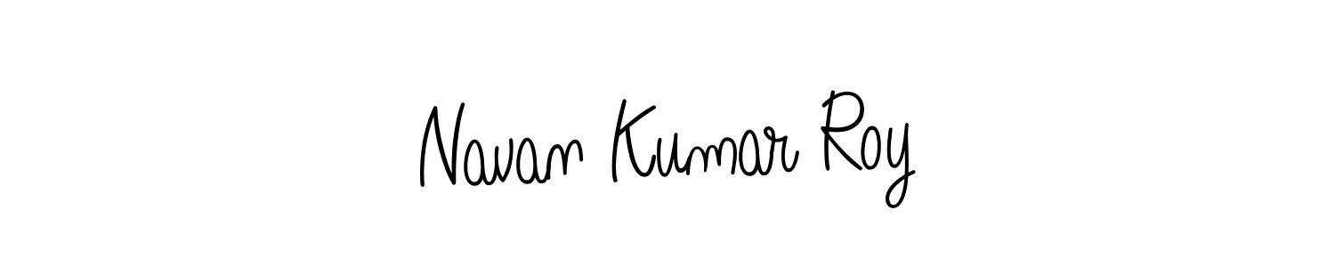 How to Draw Navan Kumar Roy signature style? Angelique-Rose-font-FFP is a latest design signature styles for name Navan Kumar Roy. Navan Kumar Roy signature style 5 images and pictures png