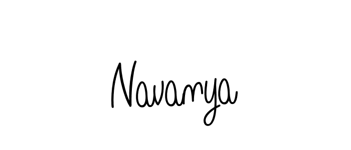 The best way (Angelique-Rose-font-FFP) to make a short signature is to pick only two or three words in your name. The name Navanya include a total of six letters. For converting this name. Navanya signature style 5 images and pictures png