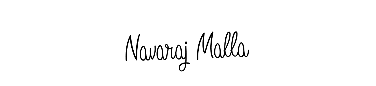 Make a beautiful signature design for name Navaraj Malla. With this signature (Angelique-Rose-font-FFP) style, you can create a handwritten signature for free. Navaraj Malla signature style 5 images and pictures png