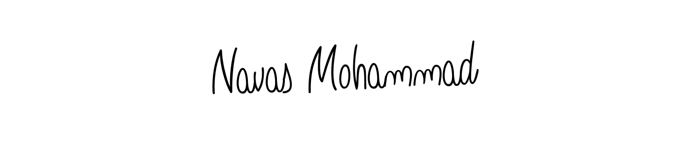 Create a beautiful signature design for name Navas Mohammad. With this signature (Angelique-Rose-font-FFP) fonts, you can make a handwritten signature for free. Navas Mohammad signature style 5 images and pictures png